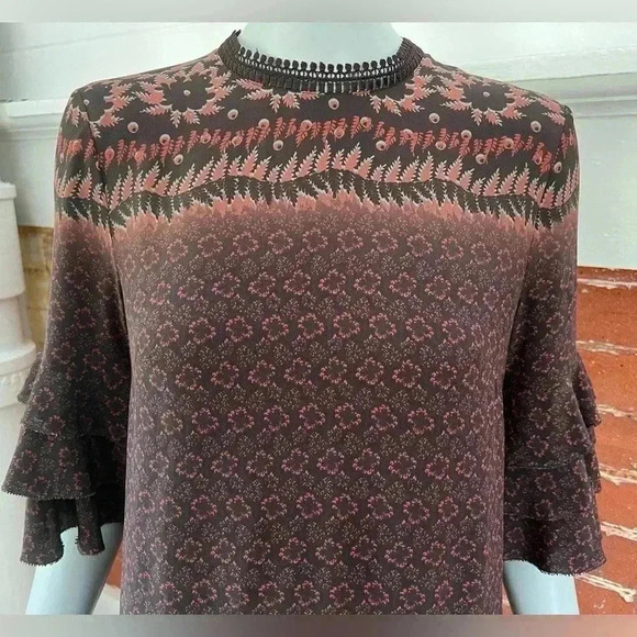 All Saints Rayen Anokhi Silk Dress - Picture 12 of 15